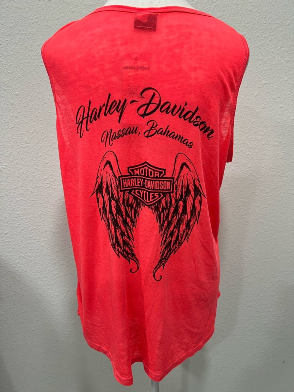 HARLEY DAVIDSON Nassau Bahamas Skull Graphic Tank Top - Picture 3 of 9